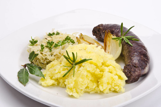 krupniok傳統(tǒng)血香腸在波蘭美食