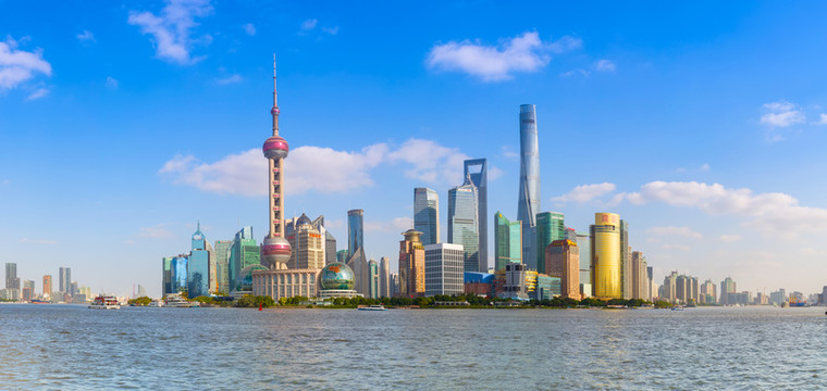 上海外灘風(fēng)光全景