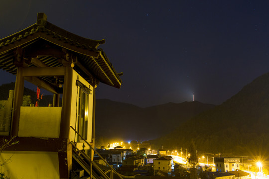 寺廟夜景