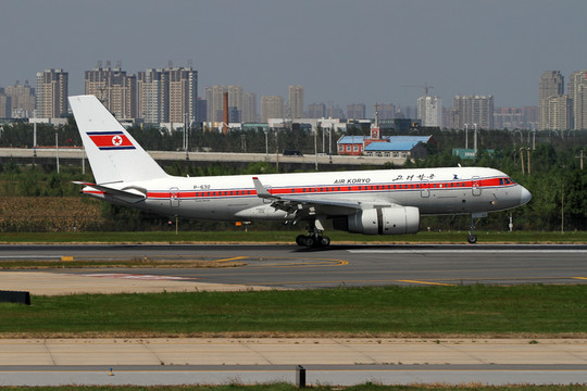 朝鮮高麗航空在沈陽(yáng)機(jī)場(chǎng)