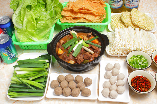 羊腩煲套餐 羊肉煲套餐