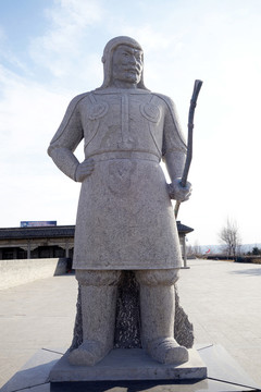 平文皇帝郁律雕塑