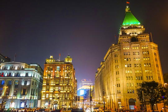 外灘夜景 南京路夜景