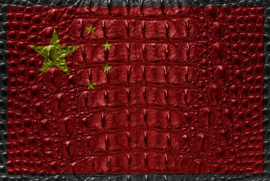 鱷魚(yú)皮舊貨標(biāo)志。