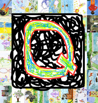 字母q.