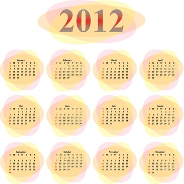 日歷2012