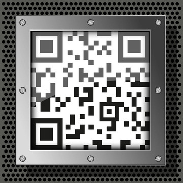 為您設(shè)計(jì)金屬板上的向量的QR碼