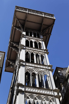 圣胡斯塔電梯在Lisbon