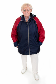 在rainjacket高級的女人