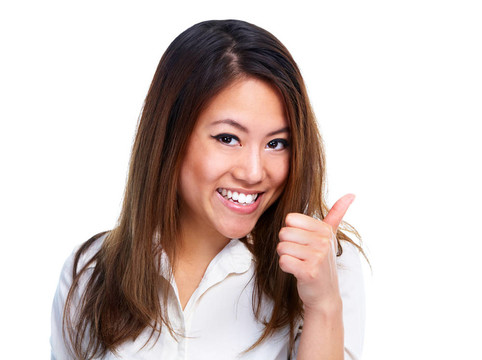 快樂商業(yè)女性。