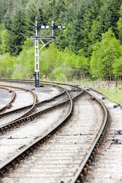 軌道力學(xué)指標(biāo)；約克郡北部的荒野鐵路（nymr）；英國