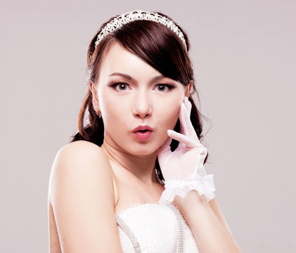 驚訝的新娘
