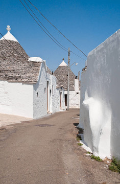 特魯利。阿爾貝羅貝洛。Apulia。