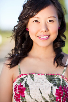 美麗的亞洲女子