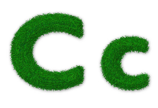 綠色的字母C
