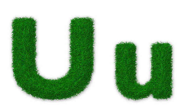 綠色的字母U