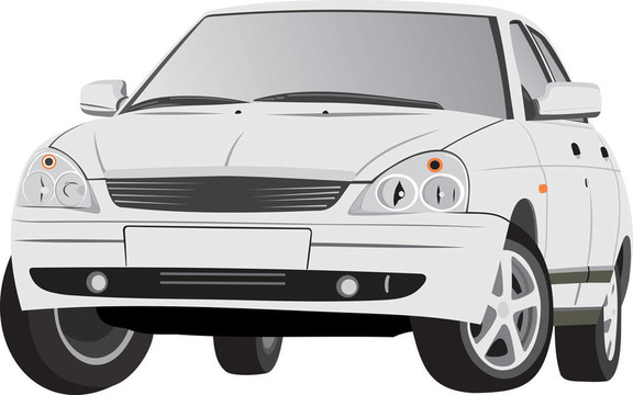 美麗的車