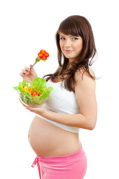 孕婦吃健康食品