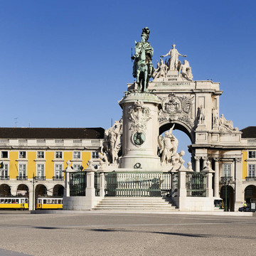 奧古斯塔的拱門在lisbon