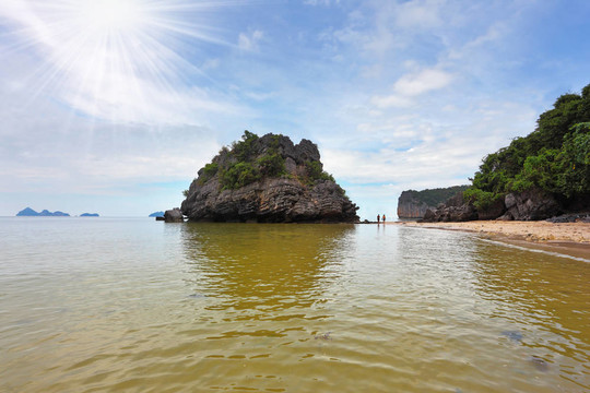 泰國(guó)灣的小島。