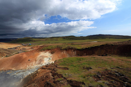 Seltun；冰島火山活動(dòng)區(qū)Reykjanes半島