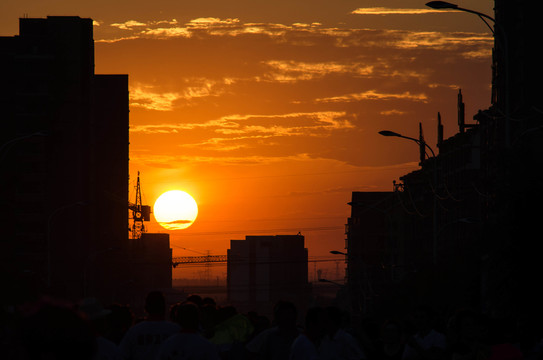 夕陽