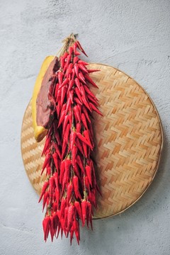 一串紅辣椒