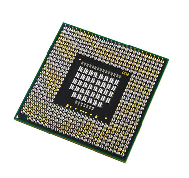 白色背景的CPU