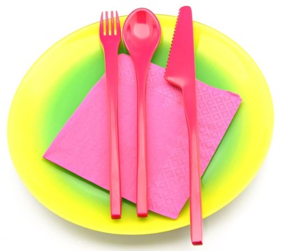 塑料餐具