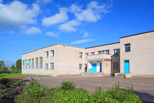 農(nóng)村街道青磚建筑