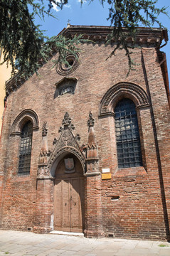 圣瞻教堂。Ferrara。Emilia Romagna。意大利.