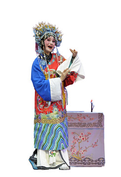 漂亮的中國歌劇女演員