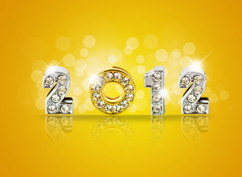新年2011背景背光和文字的地方
