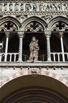 圣喬治大教堂。Ferrara。Emilia Romagna。意大利.