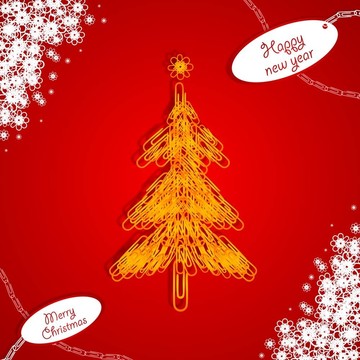 圣誕樹(shù)的回形針