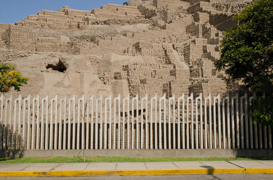 Huaca Pucllana；米拉弗洛雷斯；利馬；秘魯