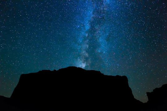 夜空；星星與銀河