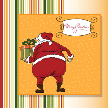 Santa圣誕賀卡