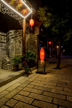 臺兒莊古城夜景