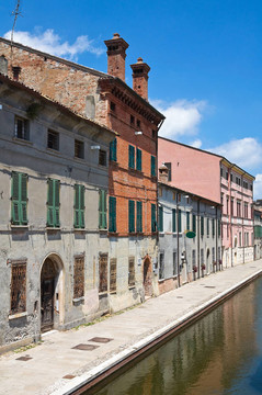查看科馬基奧。Emilia Romagna。意大利.