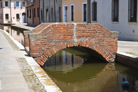 查看科馬基奧。Emilia Romagna。