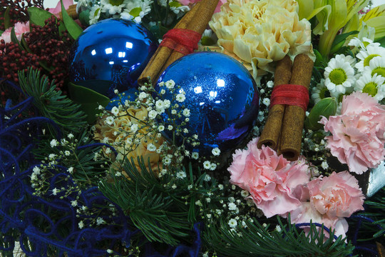 圣誕節(jié)的花束