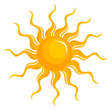 太陽的插圖