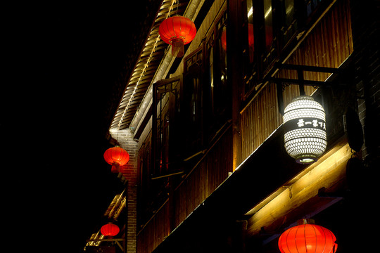 臺兒莊古城夜景