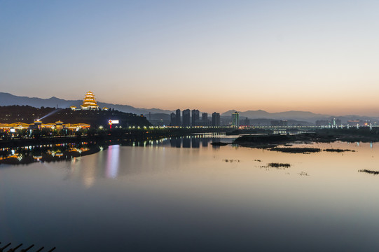 寶雞 中華石鼓園 夜景