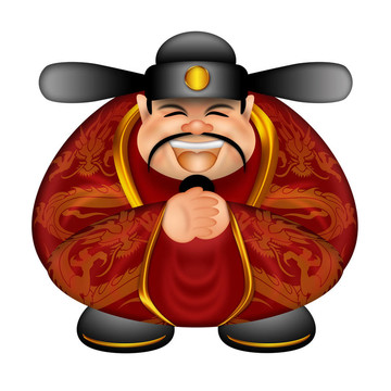 中國財(cái)神愿新年快樂