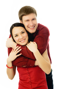 幸福的年輕夫婦