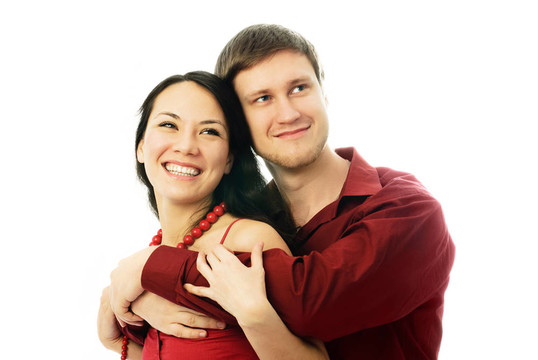 幸福的年輕夫婦
