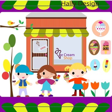 冰淇淋店