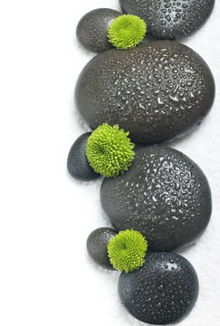溫泉的石頭